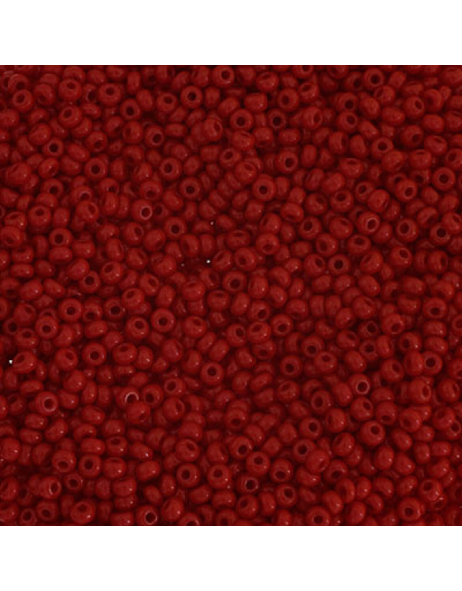 Czech 1028 10  Seed  Opaque Medium Dark Red