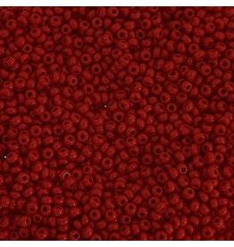 Czech 1028 10  Seed  Opaque Medium Dark Red