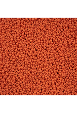 Czech 42125 10  Seed  Opaque Orange Matte Dyed PermaLux