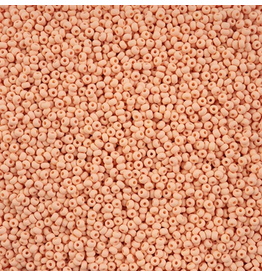 Czech 42126 10  Seed  Opaque Apricot Matte Dyed PermaLux