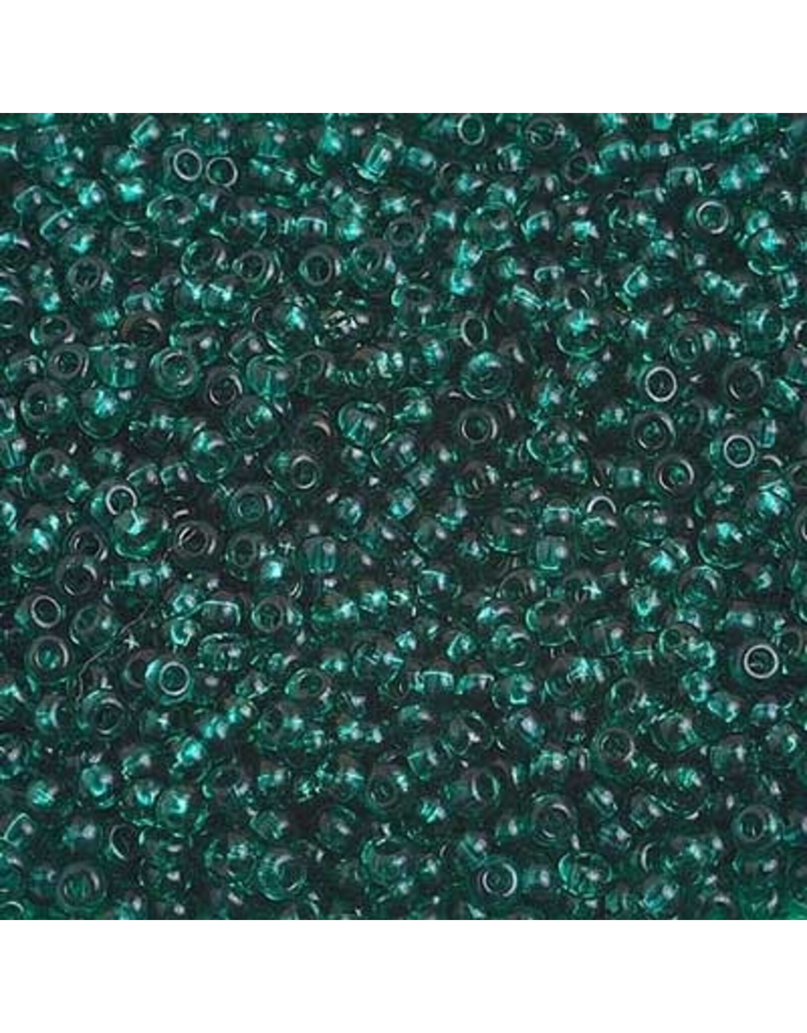 Czech 1178  Seed  Transparent Teal Green