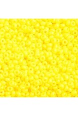 Czech 1032 10  Seed  Opaque Lemon Yellow