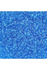 Czech 1186 10  Seed  Transparent Medium Aqua Blue