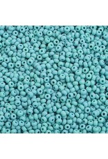 Czech 2301 10  Seed  Opaque Turquoise Matte