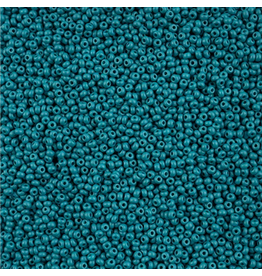 Czech 42117 10  Seed  Opaque Teal Dyed PermaLux