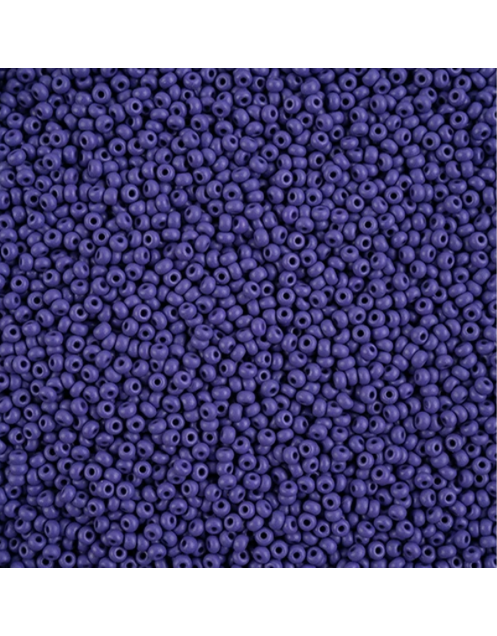 Czech 42136 10  Seed  Opaque Violet Matte Dyed PermaLux