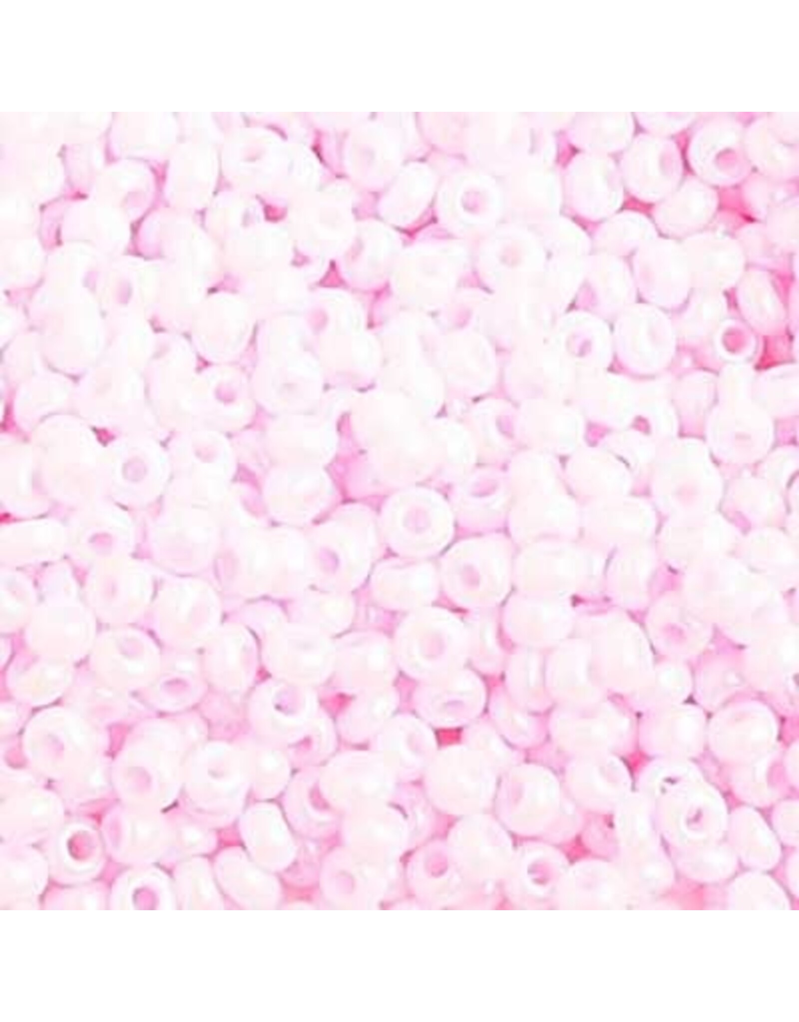 Czech 1154 10  Seed  Opaque Dyed Light Pink