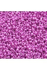 Czech 1508 10   Seed  Dark Pink Metallic
