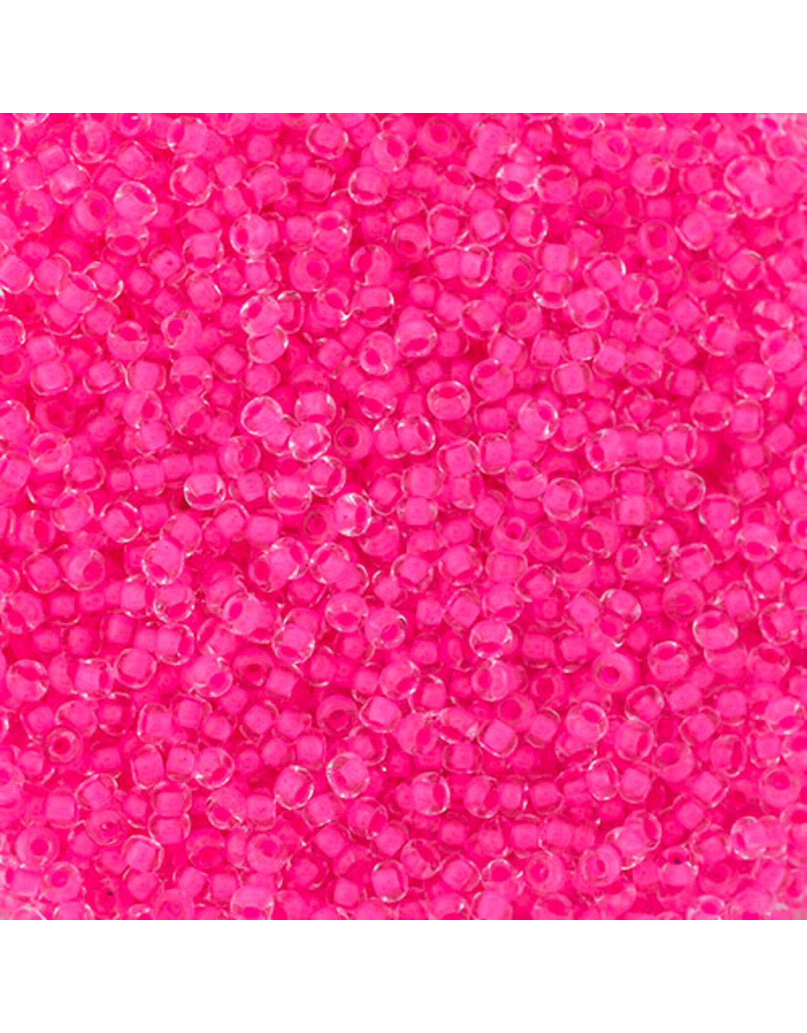 Czech 1517 10  Seed   Neon  Pink c/l