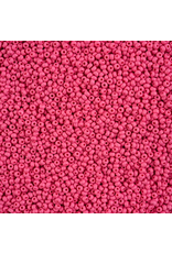Czech 42132 10  Seed  Opaque Pink Matte Dyed PermaLux
