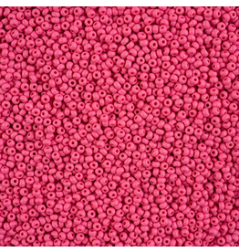 Czech 42132 10  Seed  Opaque Pink Matte Dyed PermaLux