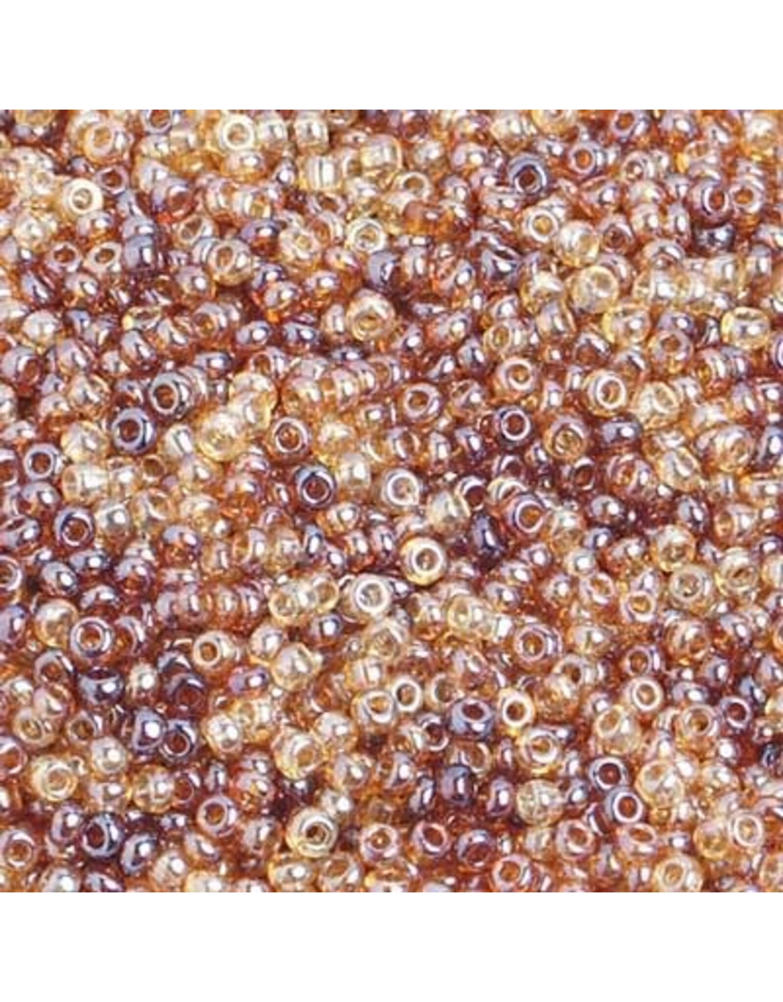 Czech 2013 10  Seed  Transparent Topaz Lustre Mix