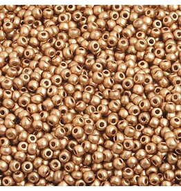 Czech 2211  10  Seed Old Gold Matte Metallic
