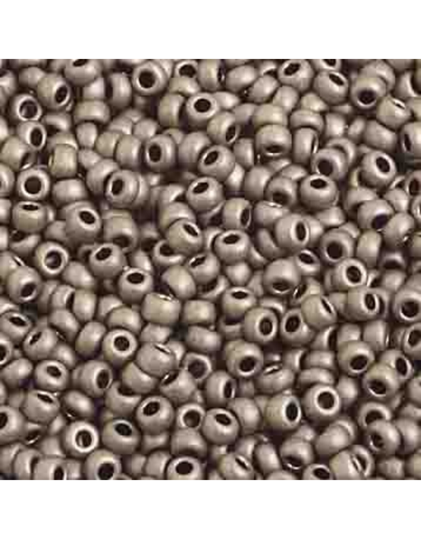 Czech 42014  10  Seed   Brown Grey Matte Metallic Terra