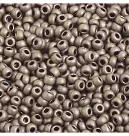 Czech 42014  10  Seed   Brown Grey Matte Metallic Terra
