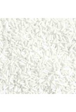 Czech 803018  #3 Bugle   Opaque White Twisted