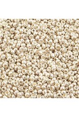 Czech 1500  10  Seed  Light Silver Metallic