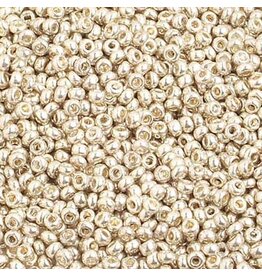 Czech 1500  10  Seed  Light Silver Metallic