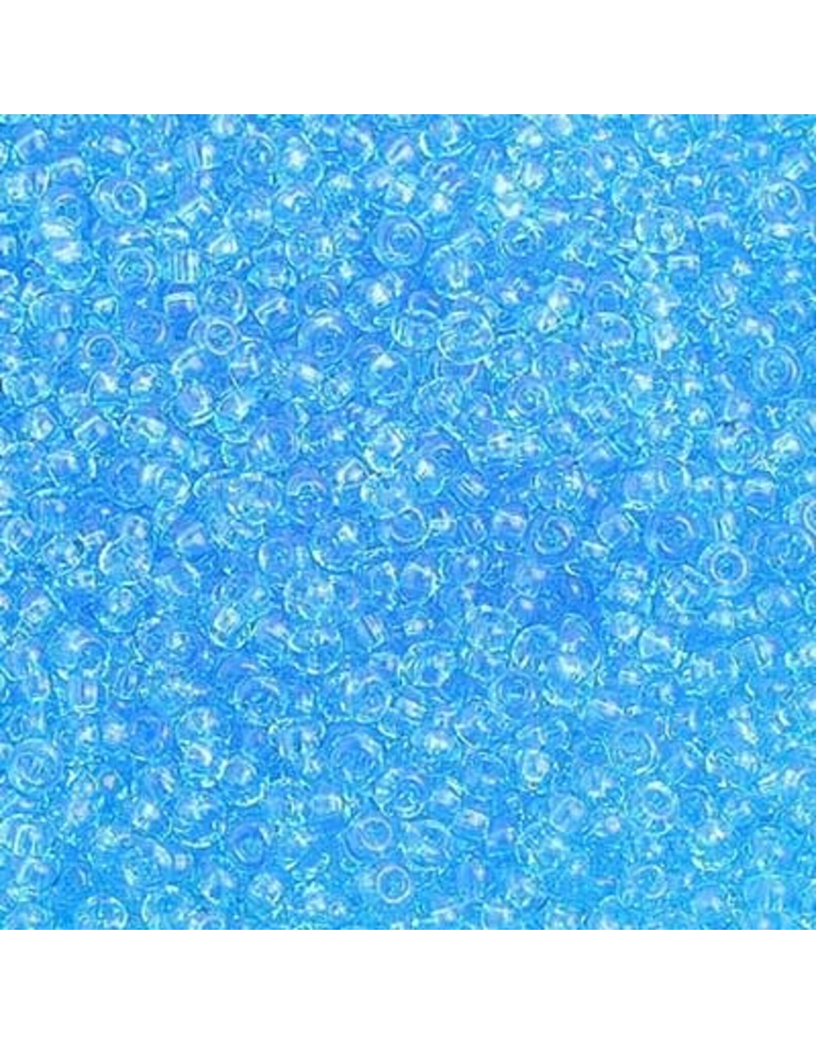 Czech 1184 10  Seed Transparent Light Aqua Blue