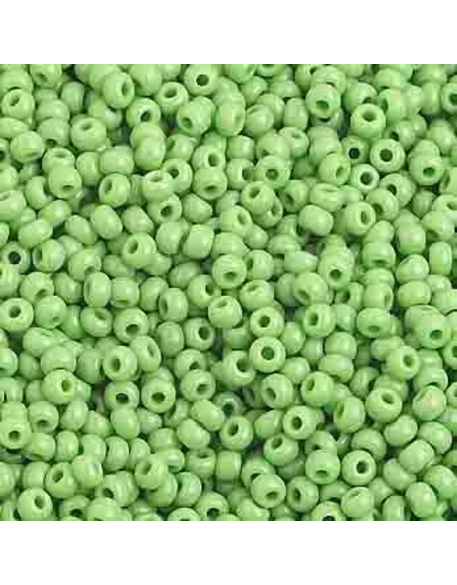 Czech 1014 10  Seed Opaque Light Green