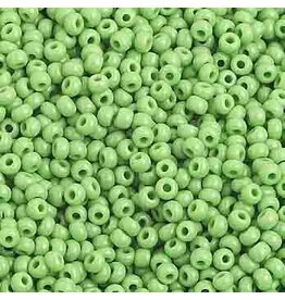 Czech 1014 10  Seed Opaque Light Green