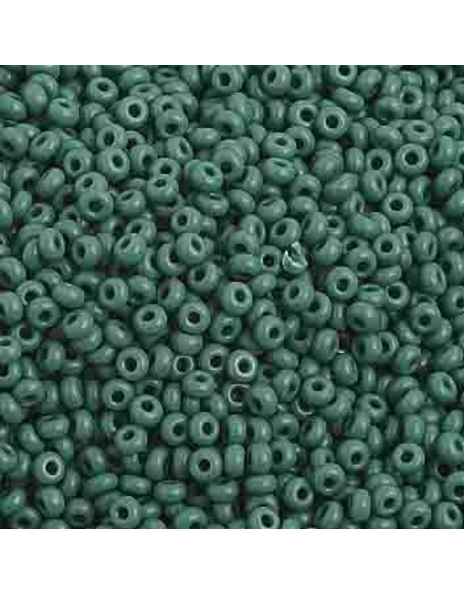 Czech 1022 10  Seed  Opaque Dark Green