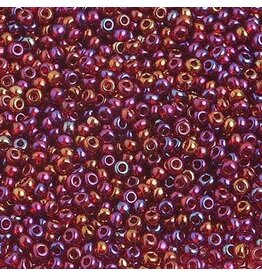Czech 1252 10  Seed  Transparent Dark Red AB