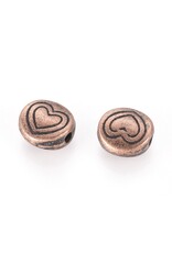 Heart Bead 6mm x50  NF