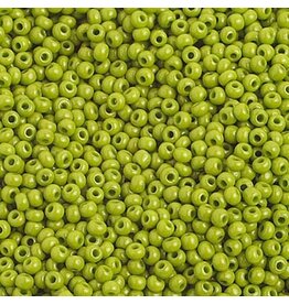 Czech 1066 10  Seed 10g  Opaque Light Olive Green