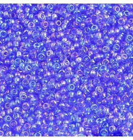 Czech *1248 10  Seed 10g Transparent Ice Blue AB