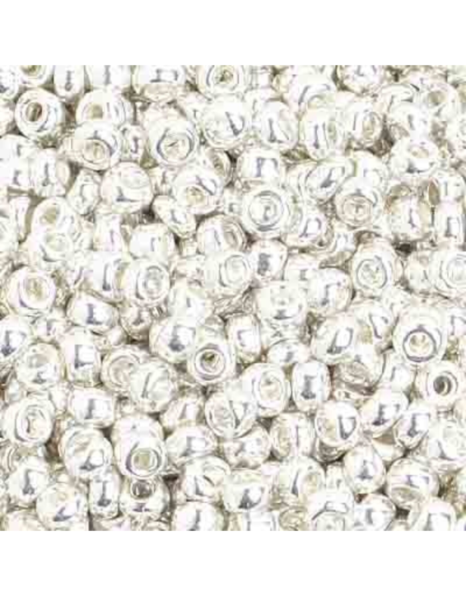 Czech 201606 8 Czech Seed  Silver Metallic