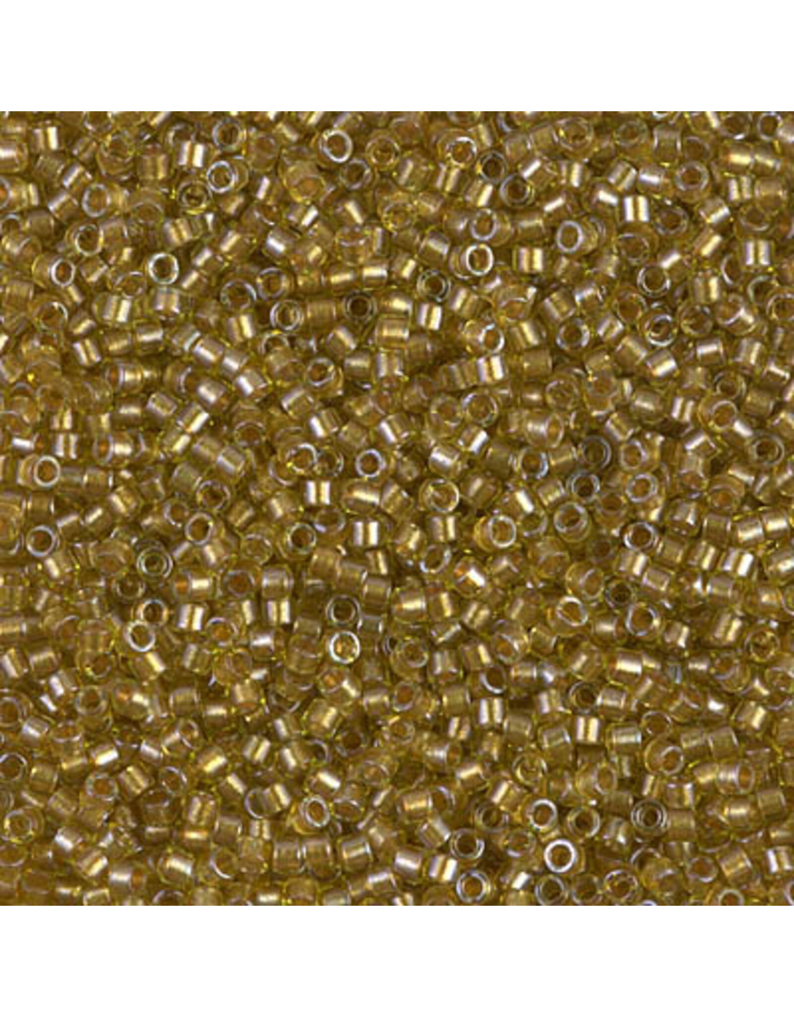 Miyuki db909 11 Delica Honey Gold lined