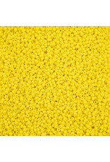 Czech 1560 10 Seed Opaque Yellow Matte Terra Intensive