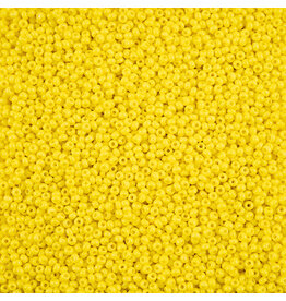 Czech 1560 10 Seed Opaque Yellow Matte Terra Intensive
