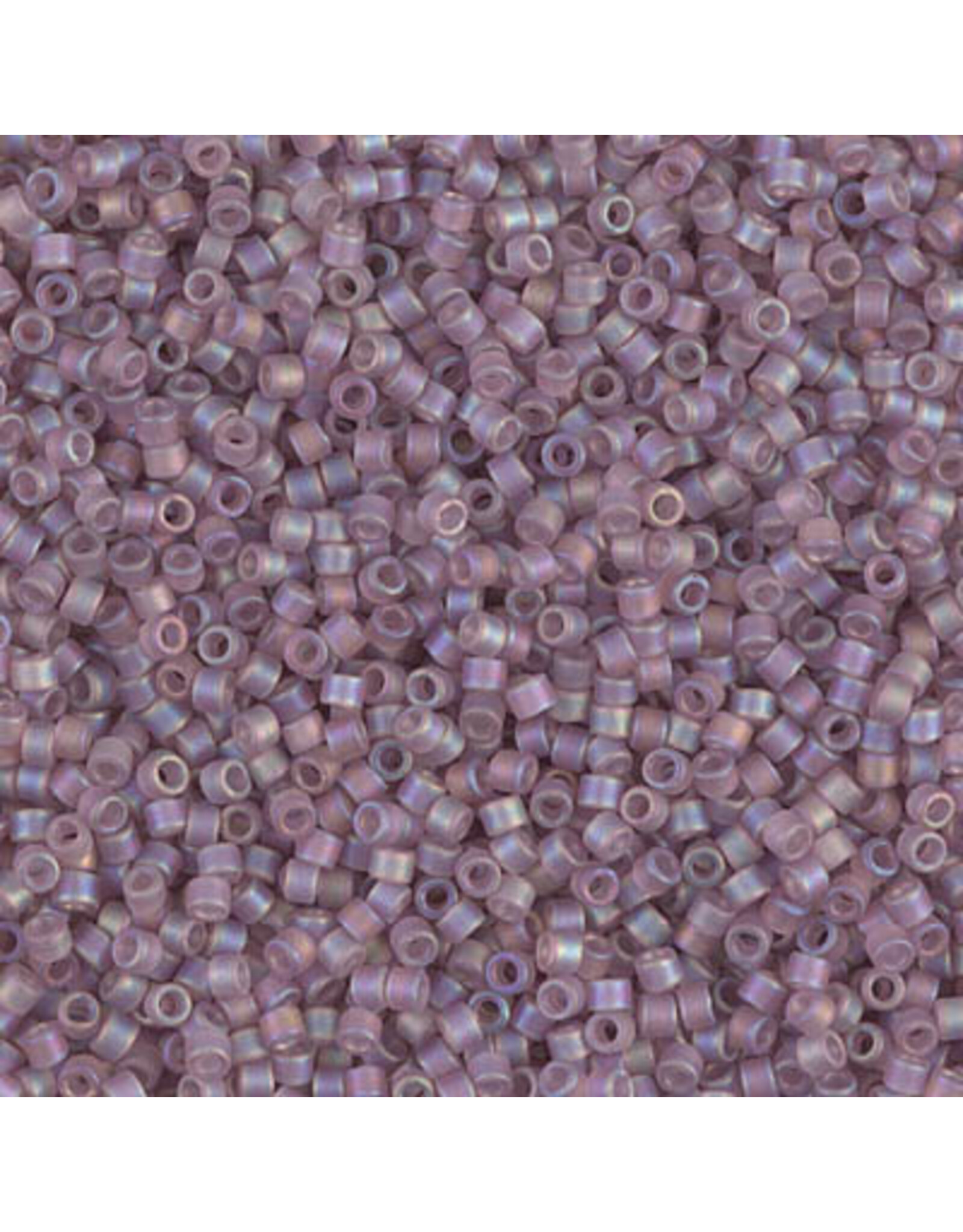 Miyuki db857 11 Delica Transparent Purple AB Matte