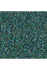 Miyuki db859 11 Delica Transparent Dark Green  AB Matte