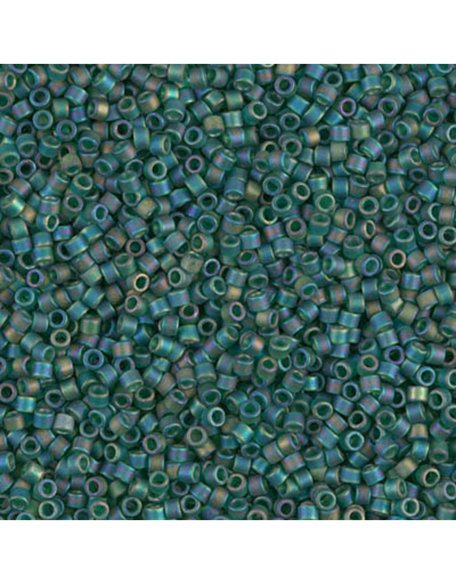 Miyuki db859 11 Delica Transparent Dark Green  AB Matte
