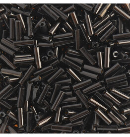 Czech 401017 #3 Bugle  Transparent Dark Topaz Brown