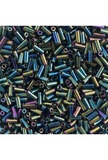 Czech #2 Bugle Opaque Green AB