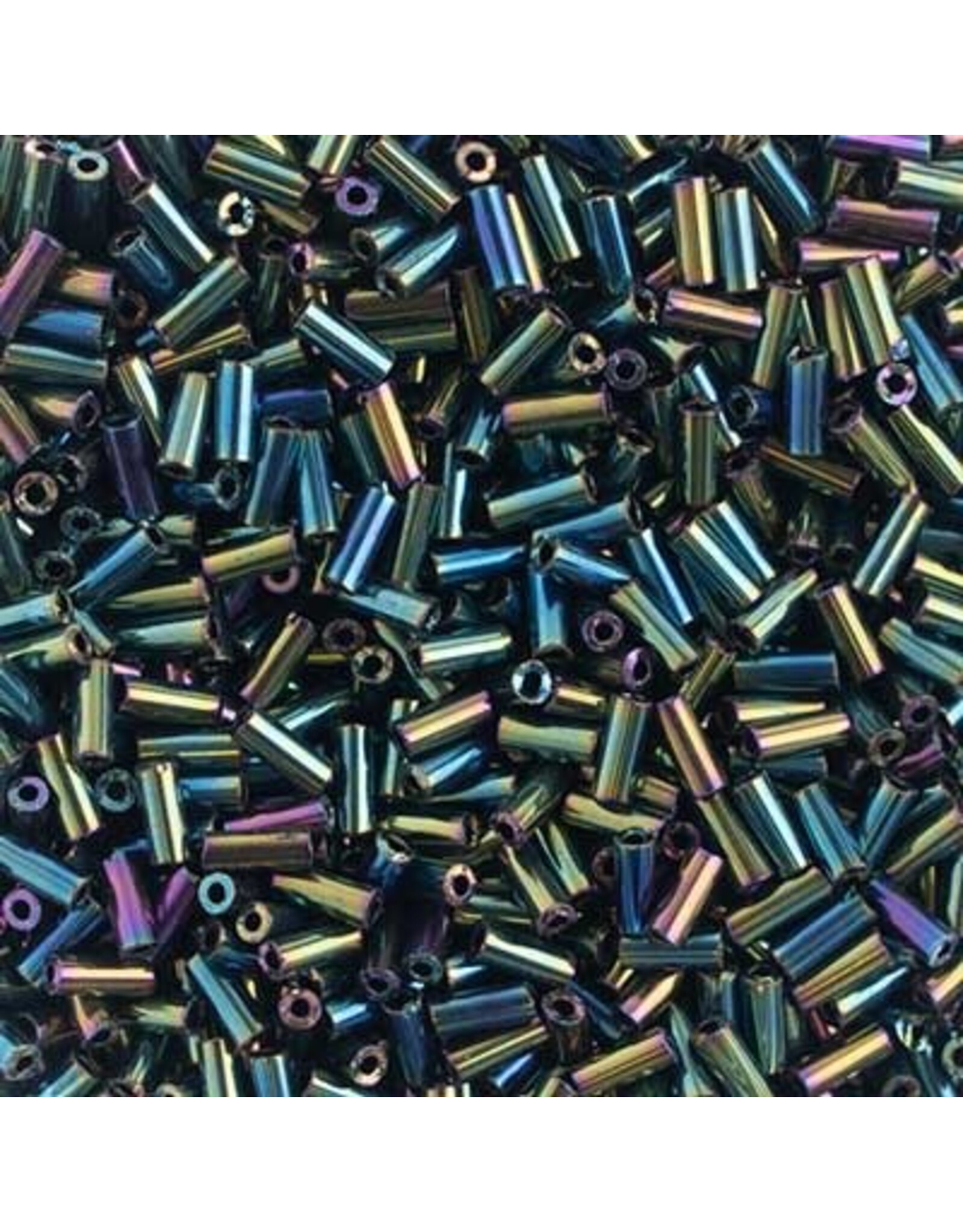 Czech #2 Bugle Opaque Green AB