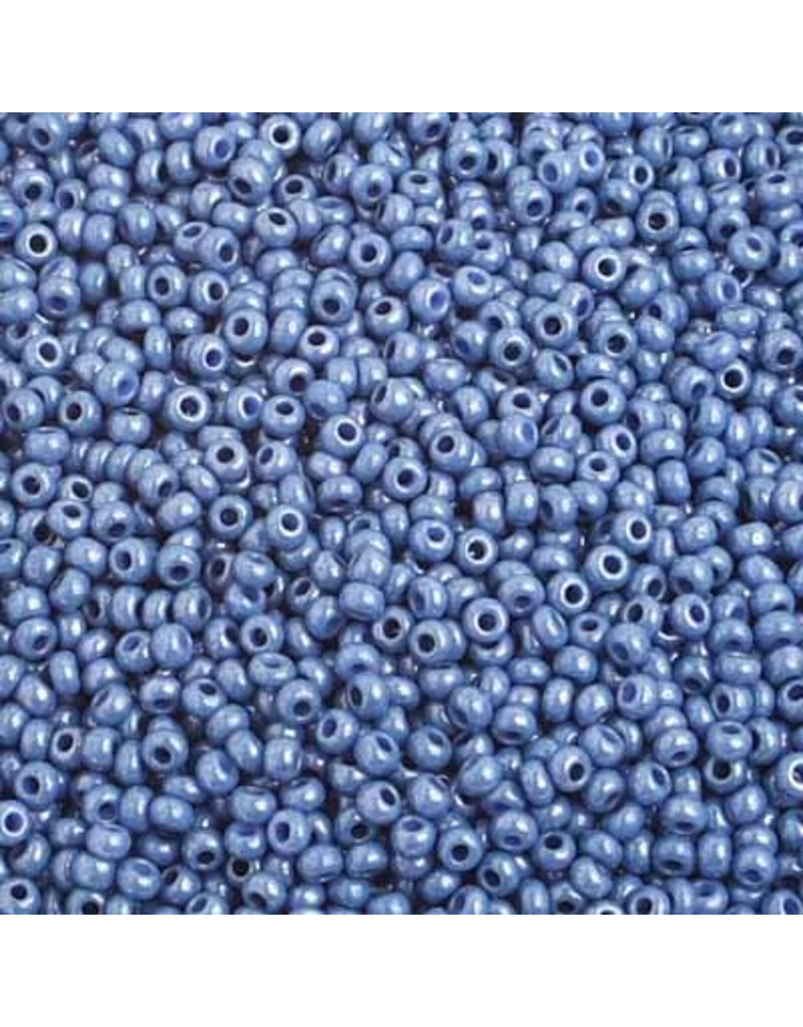 Czech *2375 10  Seed 10g  Opaque  Blue Lustre