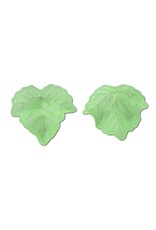 Leaf Acrylic Medium Green Matte 24mm   x34