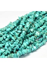 Magnesite Chips Blue 30” Strand