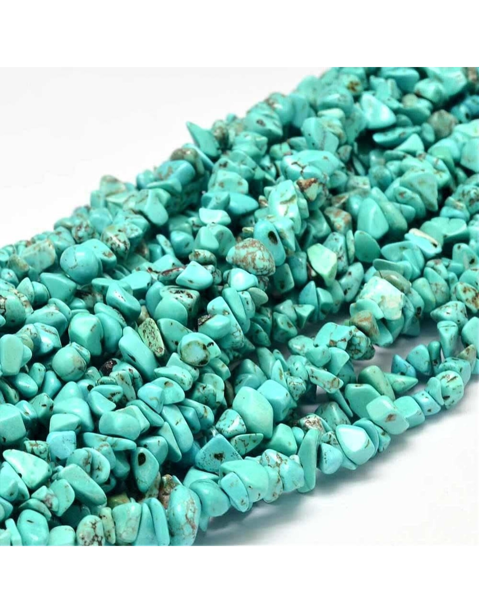 Magnesite Chips Blue 30” Strand