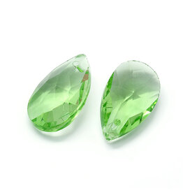 Drop  Peridot Green  22x13x7mm  x10