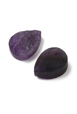 25x18x9mm Amethyst Drop Rough Finish  x1