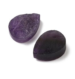25x18x9mm Amethyst Drop Rough Finish  x1