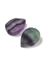 25x18x9mm Fluorite Drop Rough Finish  x1