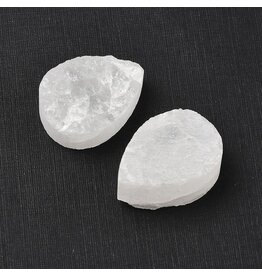 25x18x9mm Quartz Drop Rough Finish  x1