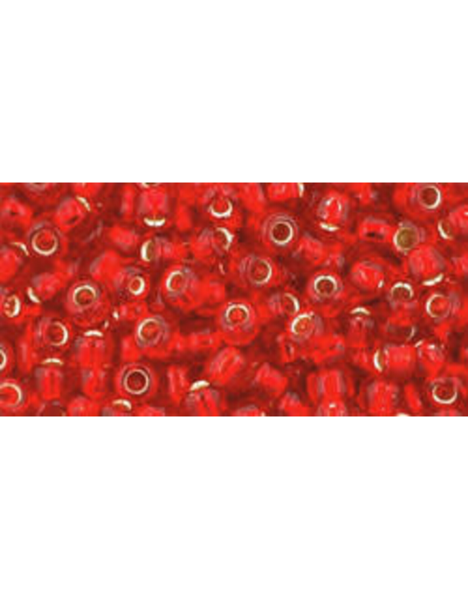 Toho 25b 8  Round 40g  Siam Ruby  s/l